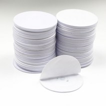 RFID복사기 RFID보안 25mm 125khz rfid 태그 t5577 쓰기 가능한 스티커 근접 카드 rfid 복사기용 다시 쓰기 가능한 접착제 접착 라벨RFID복제기, 5개