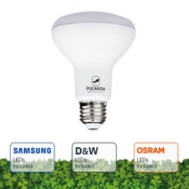 LED 식물등 15W 제라늄 다육 선인장 화분 식물 생장등 성장등 전구 램프 조명 풀나옴 주백 주광 전구색