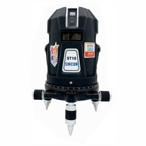SINCON 라인 포인트 레이저레벨기 ST-10 신콘 ST10 레이저수평기 10배밝기