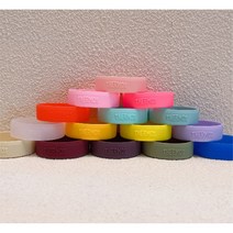 1+1 텀블러 실리콘 보호 커버 바닥 보호 미끄럼 방지 고무 커버 범퍼, 연보라