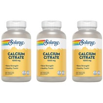 솔라레이 칼슘 시트레이트 구연산 비건 vegan 1000mg 240캡슐 3개