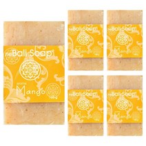 발리솝 수제 비누 망고, 100g, 5개