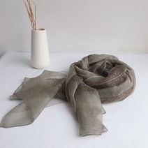 실크 캐시미어 실크 스카프 봄가을 롱 숄 여름 목도리