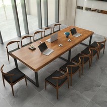8인용식탁 원목 회의테이블 10/12인용, 가로180*세로80*높이75CM두께5CM