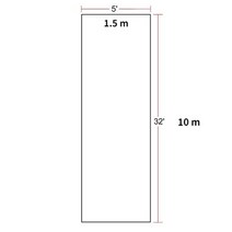 서리방지부직포 수목보온재 1.5x10m 겨울 식물 커버 재사용 가능한 부직포 커버 보호 식물 동결 방한 담요 천으로 정원 농장 용품 나무보온 73, 1.5m x 10m, 17g 0.59oz-스퀘어