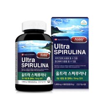 울트라 스피루리나 원액 가루 캡슐 원말 알약 정제 환 고함량 엽록소 농축액 영양제 우주 스피룰리나 천연 단백질 항산화 활성산소제거 피부건강 클로렐라 효능 캐나다 식약처인증, 1개