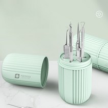 피지 뽑기 압출기 짜는 도구 코 피지 제거 핀셋 짜기 여드름 집게, 10. 블루 6종 세트