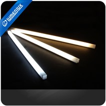 LED 큐빅바 (AC타입) / 220v 직결용 진열장 주방 캠핑 간접조명등 /루멘룩스, 8W (50cm), 유백커버-4000K(연한노란빛)