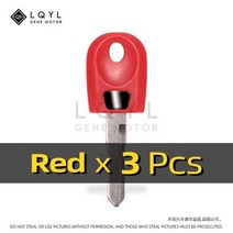 오토바이키 오토바이열쇠 공키 3Pcs 오토바이 열쇠 교체 키 Ducati 748 749 848 999 1098 1198 괴물 600 620 696 900 1000 S2R S4R S, B 3 PCS Red