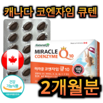 캐나다 직 수입 코엔자임 큐텐 60캡슐 2개월분 항산화 혈압 감소 혈당 조절 비타민 C E 피로 회복 노화 방지 예방 심장 건강 가족 부모님 어르신 노인 중년 남성 여성 주부, 360캡슐 (12개월분)