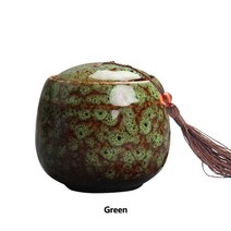 메모리얼스톤 강아지 유골함 보관함 color Ceramic canister pet 큰, 초록, m