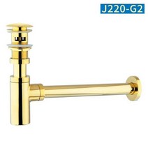 Vidric 청동 앤티크 골드 황동 벽 소대 대야 수도관 아래 원형 물 분리기, J220-G2