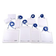 목걸이 카드 명찰 10개 기관 단체 행사 이름표 세미나 모임 네임택 출입증 사원증, 07. 목걸이 관광 명찰(세로) - 10개