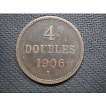 영국 건지 1906 4-Doub 구리 동전 유럽 동전 희귀동전 동테크 행운의주화 기념주화