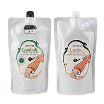 가인 롬복 오리지날 엘비 스퀴드 잉크 오징어먹물 염색약 1 2제 각 500g/새치염색약, 1개, 마호가니브라운