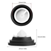 Duravit Laufen 교체 고무 다이어프램 와셔 Siamp 하단 및 측면 입구 충전 밸브용 볼 밸브 2 개, 한개옵션0