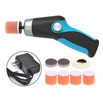 폴리싱 광택기 무선 듀얼 60W 미니 전기 버퍼 폴리셔 8500RPM 가변 속도 자동차 연마 기계 그라인딩용 패드, 01 US PLUG_01 미국