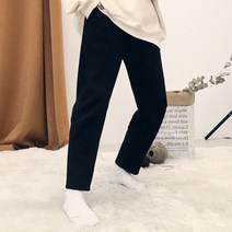 핫핑 최고좋아_기모 와이드팬츠