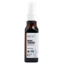 Aura Cacia 오가닉 퓨어 에센셜 오일 너리싱 타마누 오일 베트남, 30ml, 1개