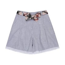 닥스 리틀 닥스키즈 그레이 체크리본 버뮤다팬츠 DRM13PS61M GY