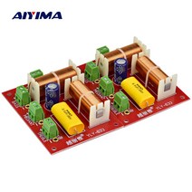 블루투스앰프 프리앰프 파워앰프 AIYIMA-200W 스피커 3 웨이 크로스오버 오디오 고음 + 중저음 크로스오버, 한개옵션0