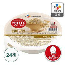 햇반 현미쌀밥 210Gx24개, 24개, 210g