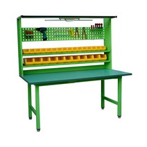 도면걸이대 에스엔에스 철제 1800mm 작업대 부품박스 LED등