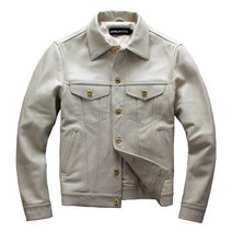 가죽 점퍼 할리데이비슨 메쉬슈트 코미네 스피디 아라이 다이네즈 바이크 바람막이 레빗 알파인스타 가죽 점퍼 재킷, 유백색 소 가죽