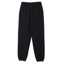 [NOHANT] LOGO EMBROIDERY FLUFF JOGGER PANTS BLACK