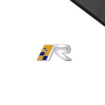 자동차 엠블럼 레터링 로고 마크 뱃지 호환 Prancing Moose R 디자인 스웨덴 국기 배지 자동차 스타일링 3D, 01 1