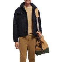 SCOTCH & SODA 스카치 앤 소다 하이-파일 후리스 라인드 울 블랜드 트럭커 자켓