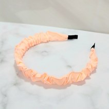 뽕삔 주름 네온 헤어밴드