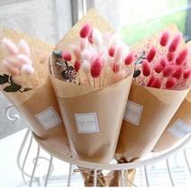 더봄 허니테일미니꽃다발 (4color)프리저브드, 연핑크
