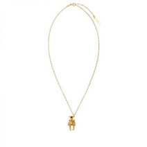 AMBUSH 앰부쉬 골드톤 테디베어 참 목걸이