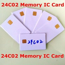 전자키 복사기 스티커 AT24C02 ISO7816 스마트 카드 보안 메모리 블랭크 연결 IC, 한개옵션0