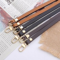 쏘잉갤러리 골드-천연가죽 1cm 버클 크로스백 가방끈가방스트랩, 초코브라운, 1개