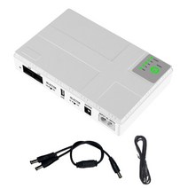 파워서플라이 범용 10400mAh UPS 배터리 백업 5V 9V 12V 1A POE 웹캠 라우터 휴대 전화 용 무정전 전원 공, 01 EU
