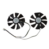 ZOTAC GTX 1060 GTX950 85mm GA91S2H 4P 12V 0.35A VGA 팬 그래픽 카드 쿨러, 검은색