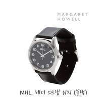 MARGARET HOWELL 마가렛호웰] MHL. 레더 스트랩 워치 (BLACK)