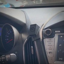 [트루파츠] 현대 투싼 IX LM 2세대 차량용 휴대폰 거치대 브라켓 17mm 볼 마운트, 2세대(09-15년식)_타입37, 선택안함