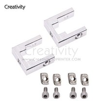 2세트 2020 프로파일 고정 블록 키트 BLV Ender-3 3D 프린터 부품 MGN12 선형 레일 가이드, 01 2 set 2020