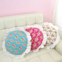 애너벨리 원형쿠션(솜포함), 단품