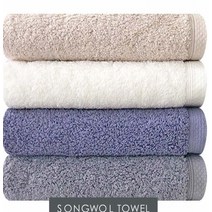 타월 판촉수건 160g 코마40수무지 송월 판촉수건 수건 타올, 회색