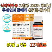 루테인 아스타잔틴 안토시안 빌베리추출물 360정 어린이 키즈 눈건강보조제 키즈 비타민E 미세어류 빌베리추출물 항산화영양제