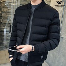 위즈아이 엠포 패치 패딩점퍼 남자 남성 겨울 심플 모던 기본 베이직 자켓 WI026P