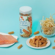 한입뚝딱 강아지 덴탈츄, 혼합맛(연어/황태), 330g, 1개