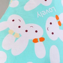 임산부 바디필로우 임신 베개 U 모양 출산 케이스 커버 전용 베갯잇, 토끼