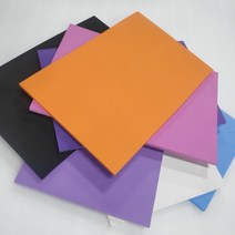 EVA 에바폼 1mm (50센티 x 33센티) 10장세트 20가지색상, 1T_오렌지10장