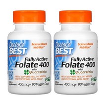 닥터스베스트 활성 엽산 400mcg 90정 베지캡슐 아미노산 글루코사민 함유 x 2개