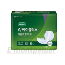 유한킴벌리 남녀공용 디펜드 속 기저귀 라운드형 성인기저귀/패드 대형, 29x56cm/라운드 대형, 30개입, 5개